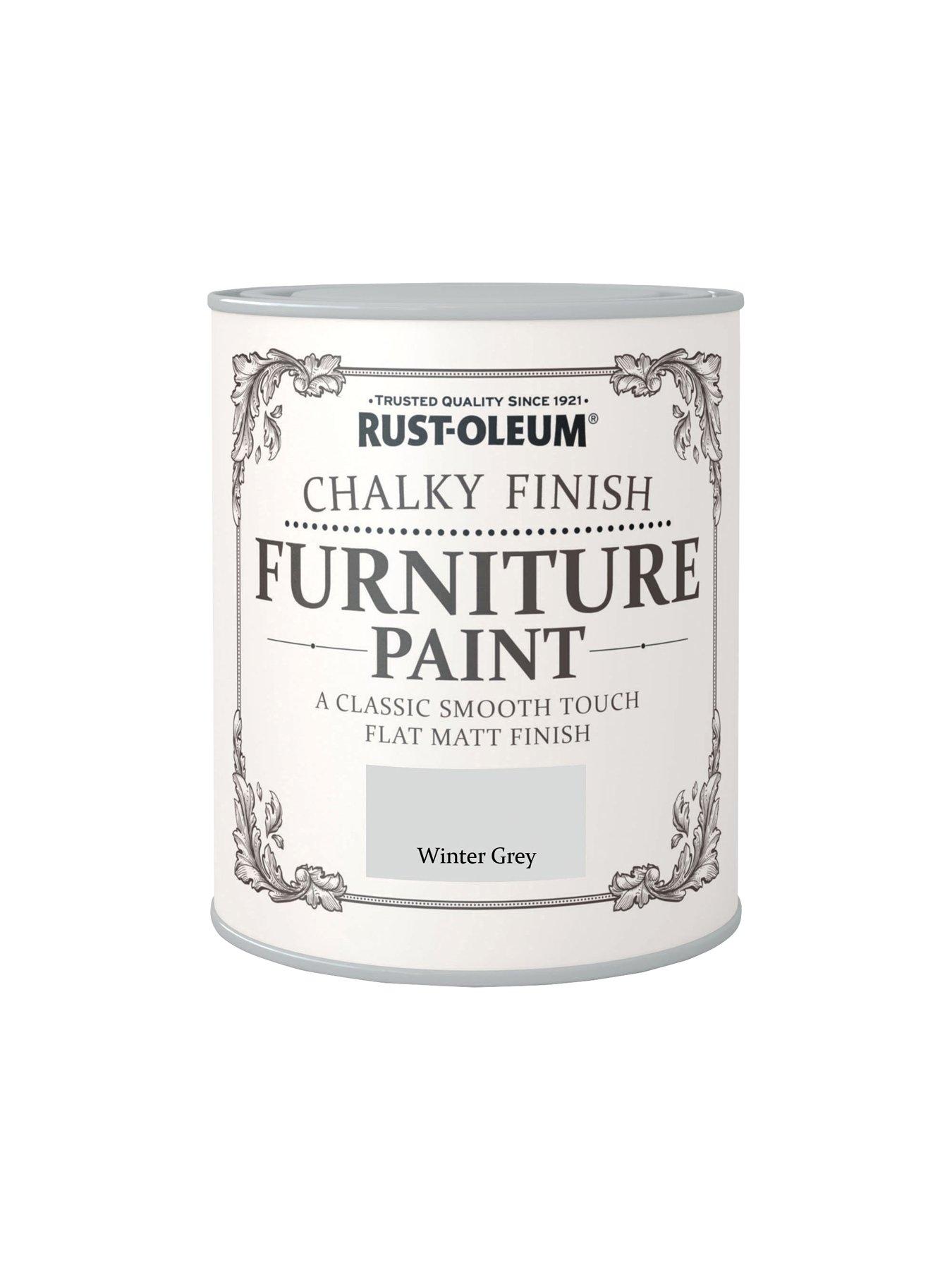 Image 2 of 4 of Rust-Oleum Winter Grey Chalky&nbsp;Finish Furniture Paint - 750ml