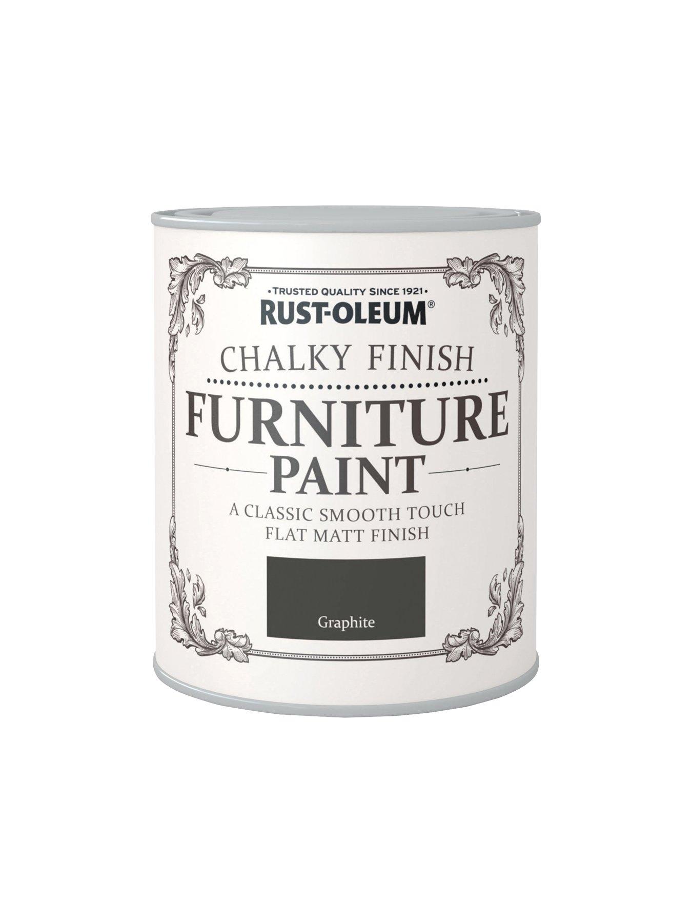 Image 2 of 4 of Rust-Oleum Graphite&nbsp;Chalky Finish Furniture Paint -&nbsp;750ml