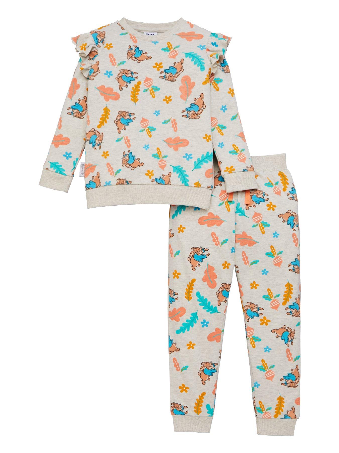 Peter Rabbit Girls Frill All Over Print Sweater And Joggers review