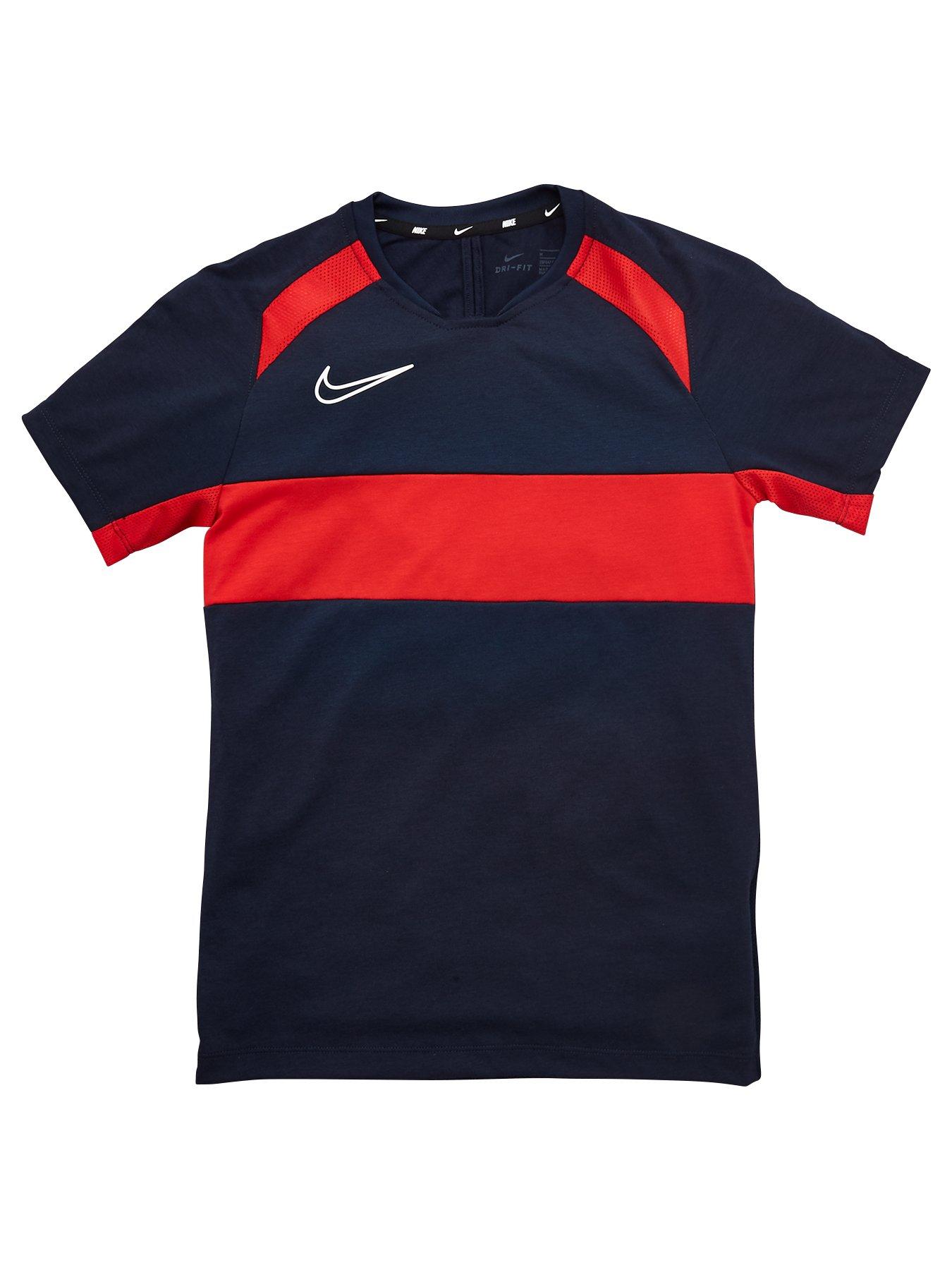 nike academy t shirt navy