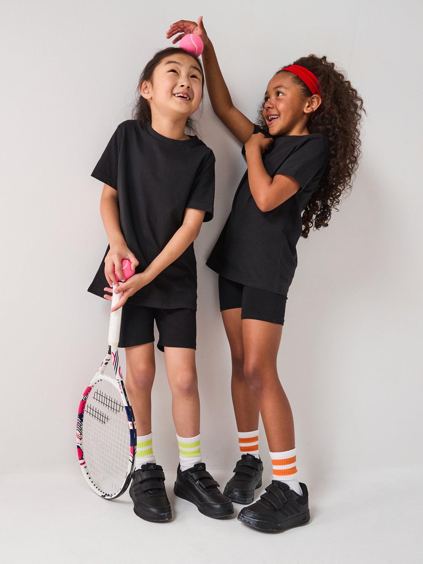 Image 1 of 7 of Everyday Unisex 3 Pack Sports School T-shirts - Black