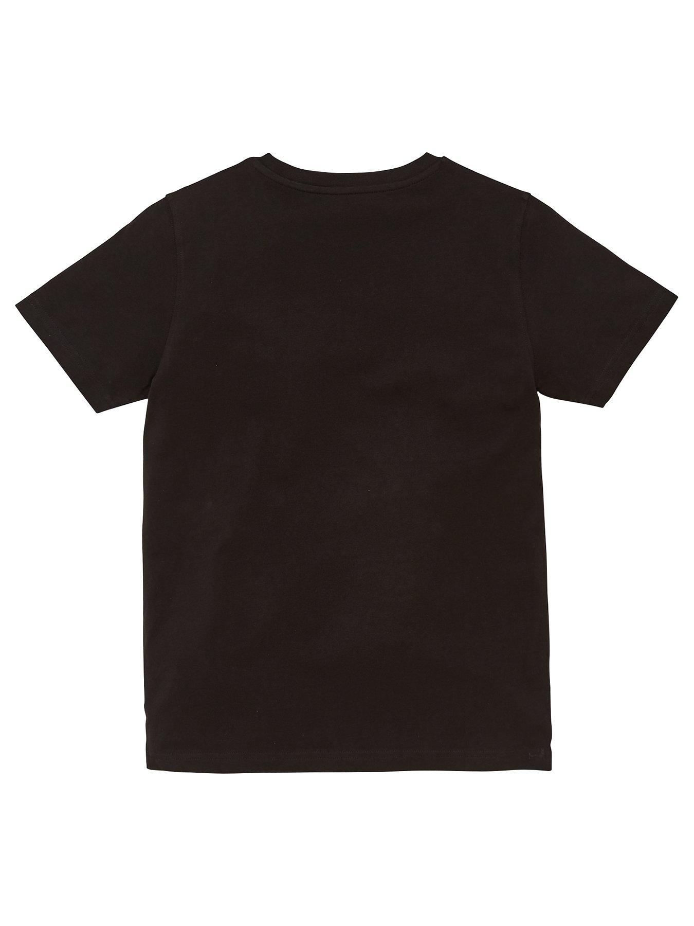 Image 3 of 7 of Everyday Unisex 3 Pack Sports School T-shirts - Black