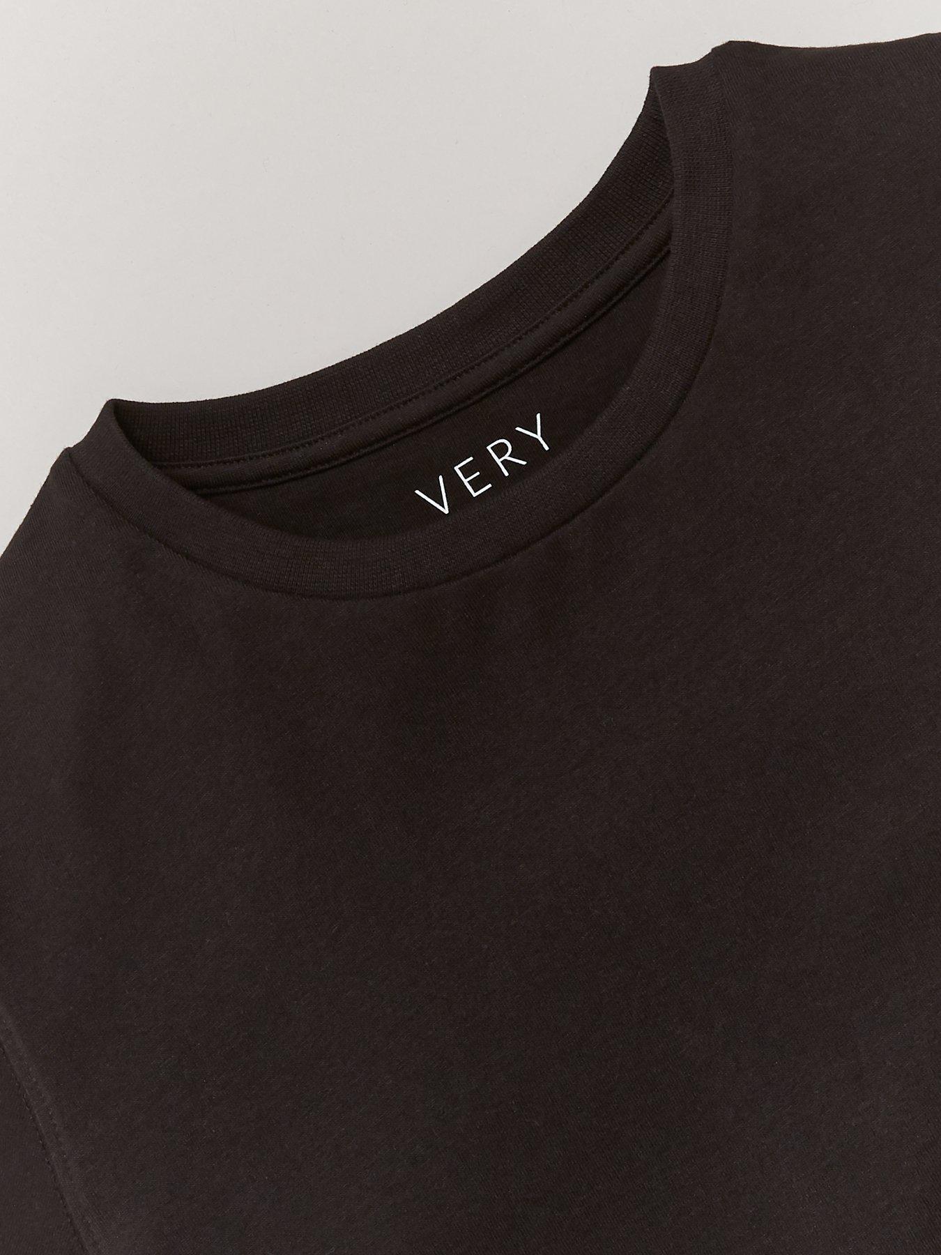 Image 5 of 7 of Everyday Unisex 3 Pack Sports School T-shirts - Black