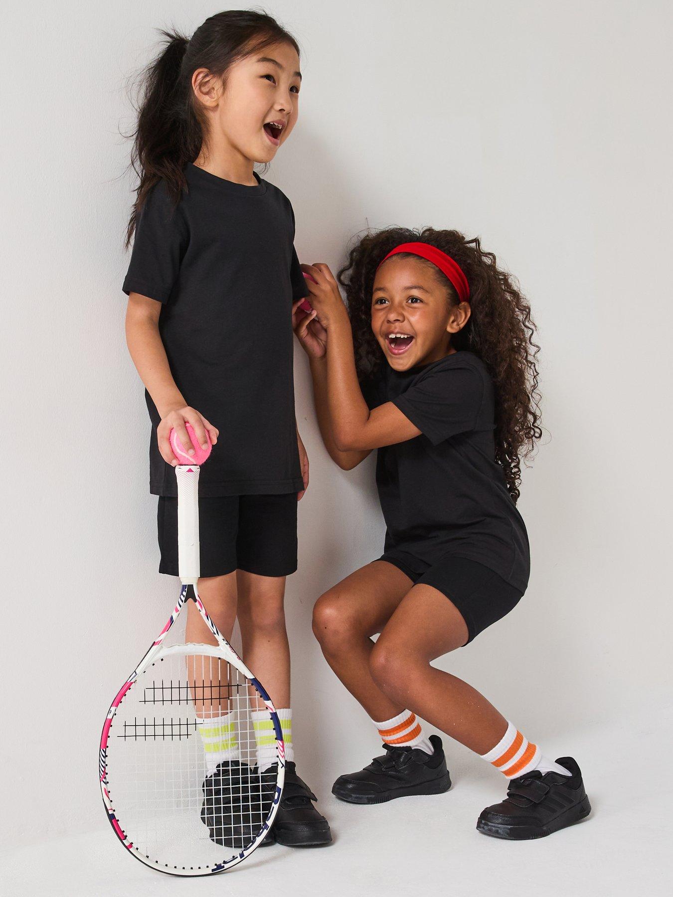 Image 7 of 7 of Everyday Unisex 3 Pack Sports School T-shirts - Black
