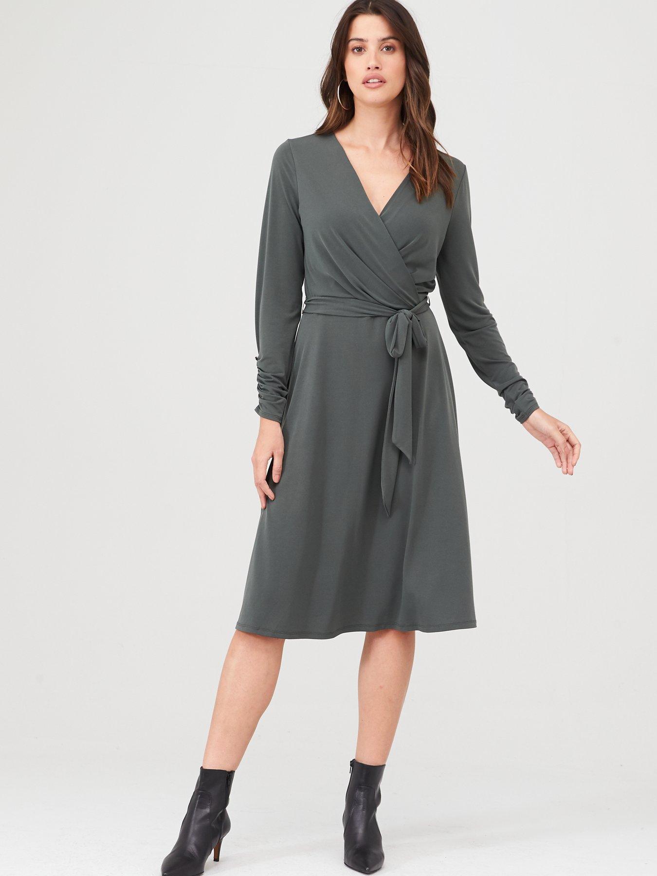 wallis khaki dress