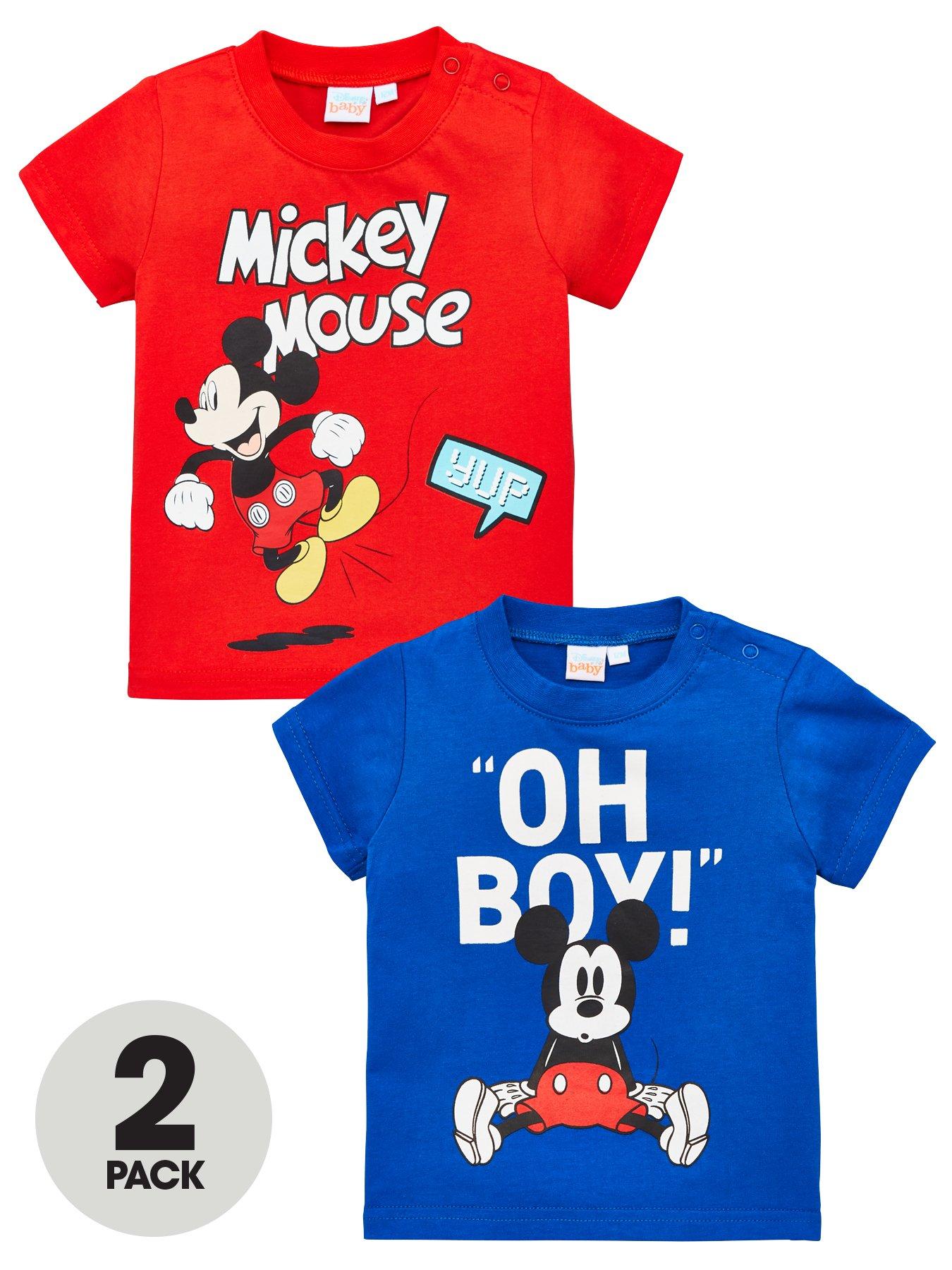 Mickey Mouse Baby Boys Pack Of 2 T-Shirts review