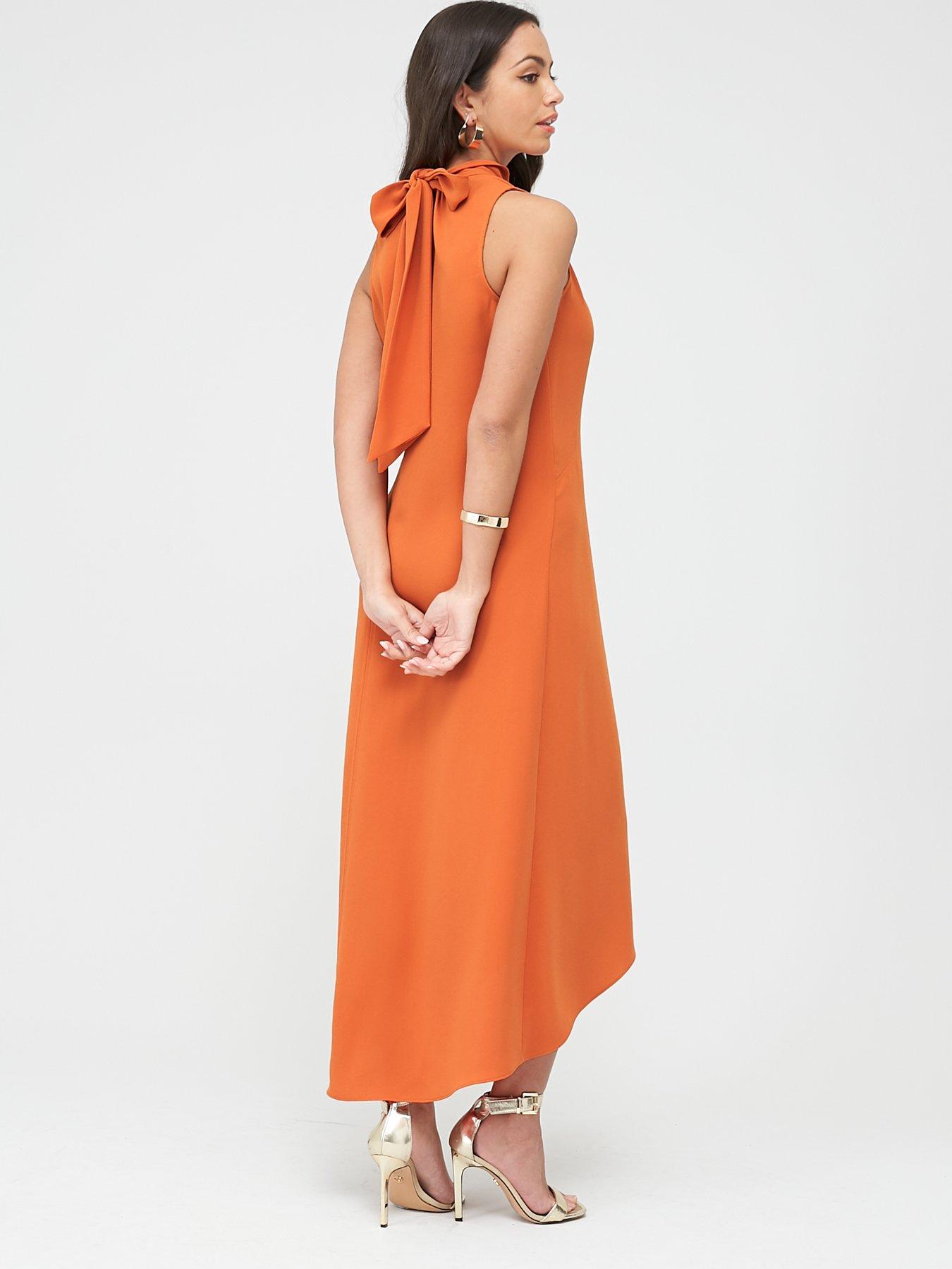 wallis orange dress