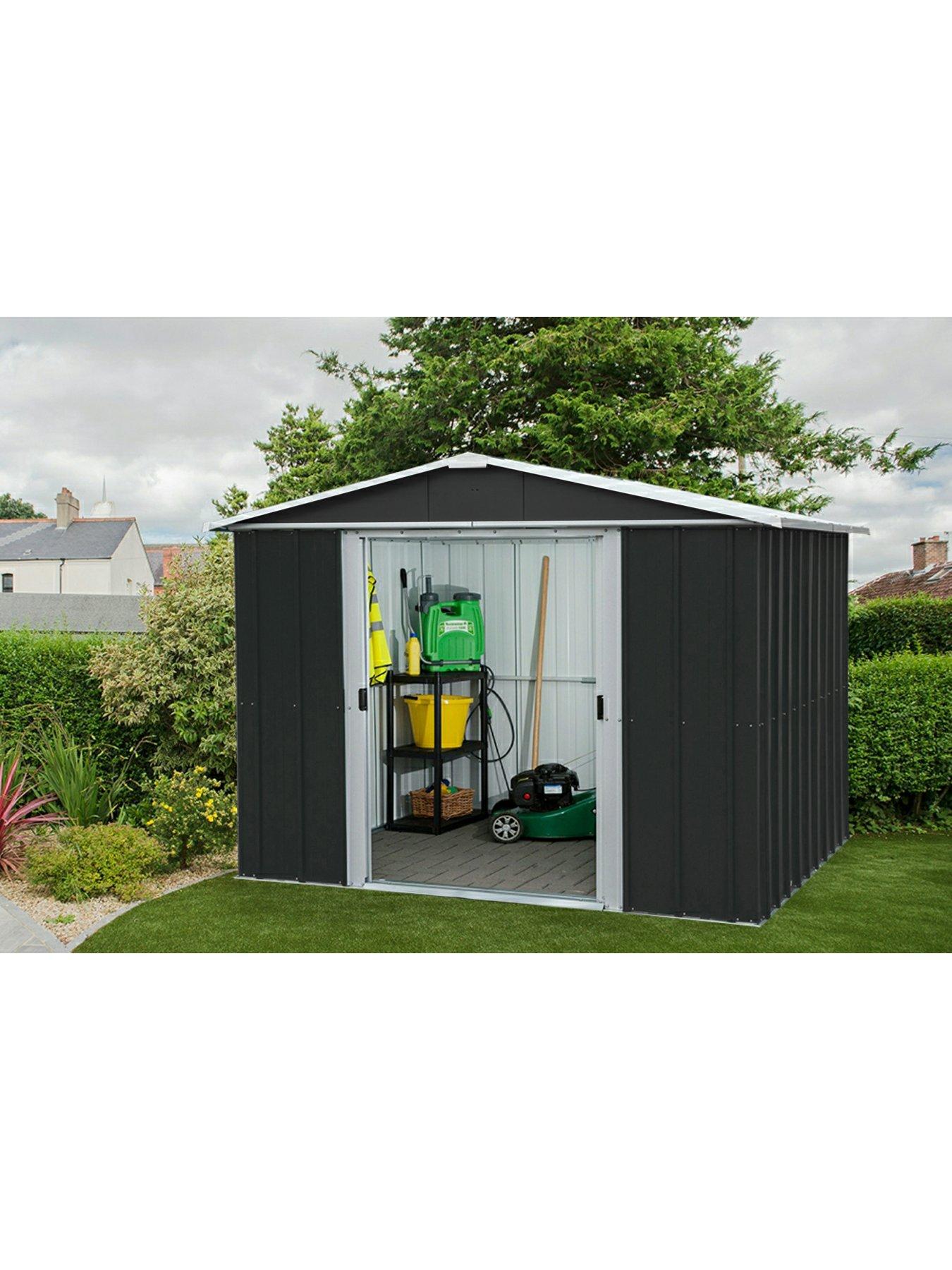 Image 2 of 8 of Yardmaster 10 x&nbsp;8&nbsp;ft Castleton Apex Roof Metal Shed