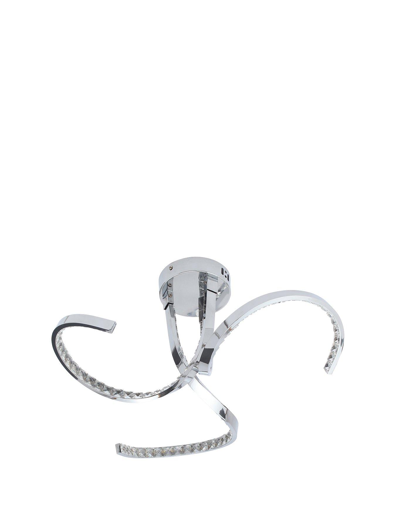 undefined Berkeley LED Sculptural Flush Light Fitting