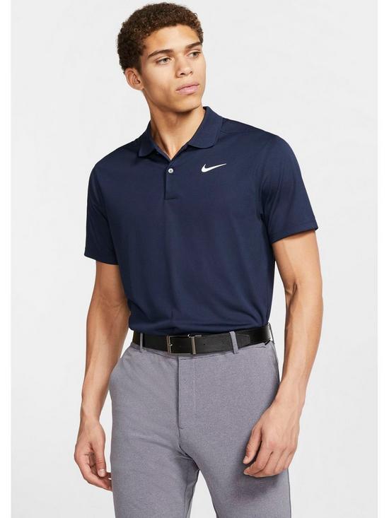 Nike Golf Dry Victory Solid Polo - Navy | very.co.uk