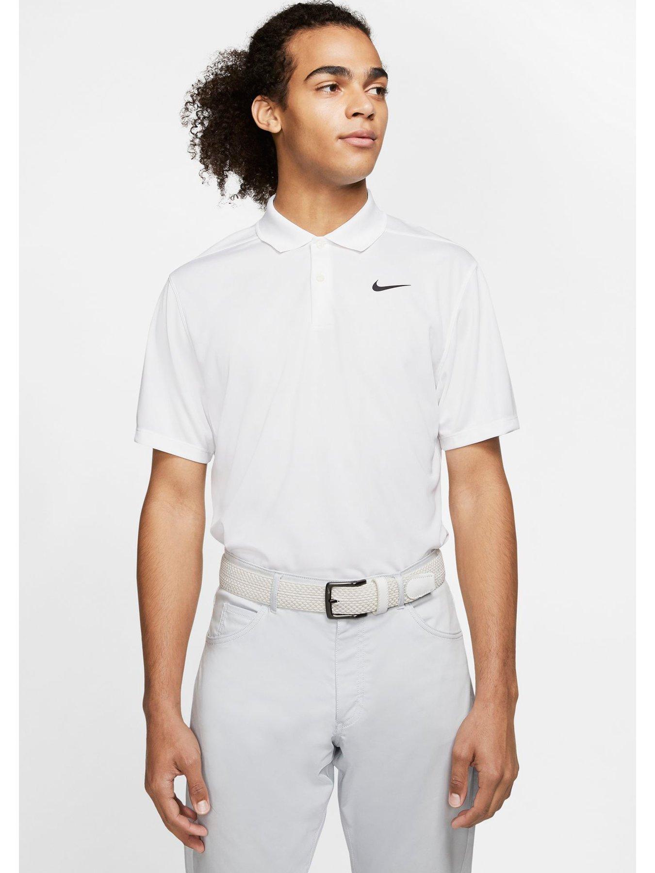 Nike Golf Dry Victory Solid Polo - White | very.co.uk
