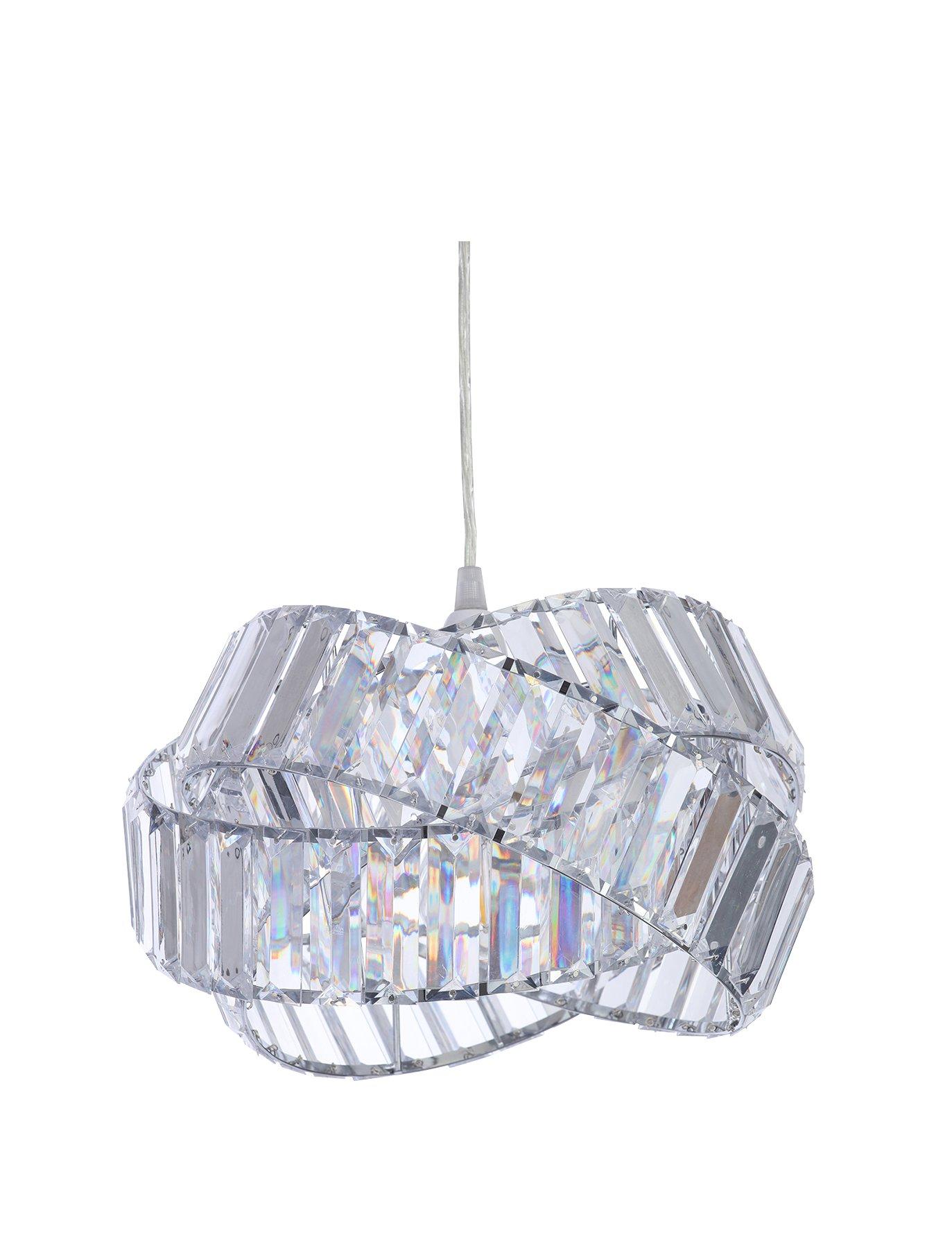 Chandler Rings EasyFit Pendant Lightshade very.co.uk
