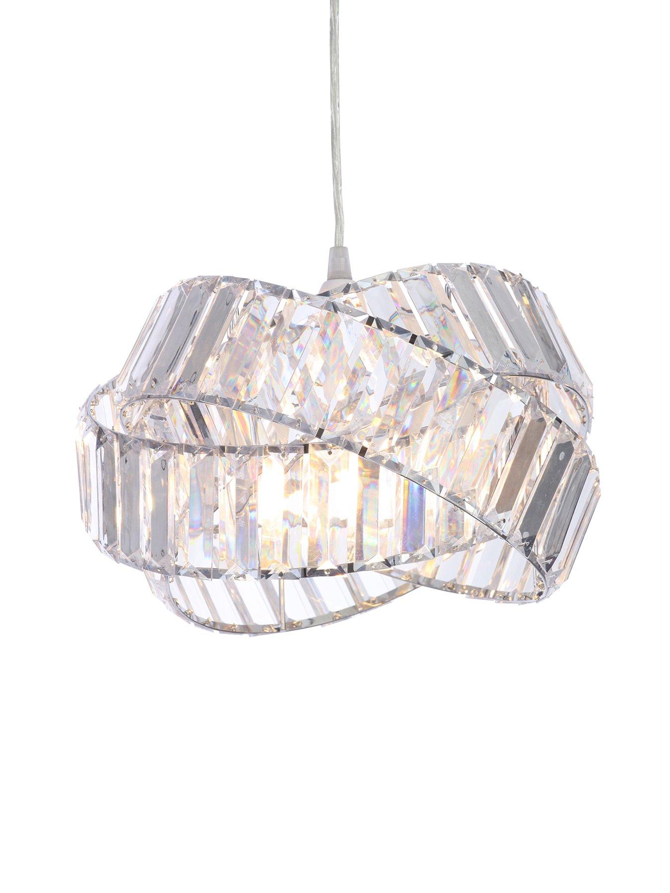 Chandler Rings EasyFit Pendant Lightshade very.co.uk