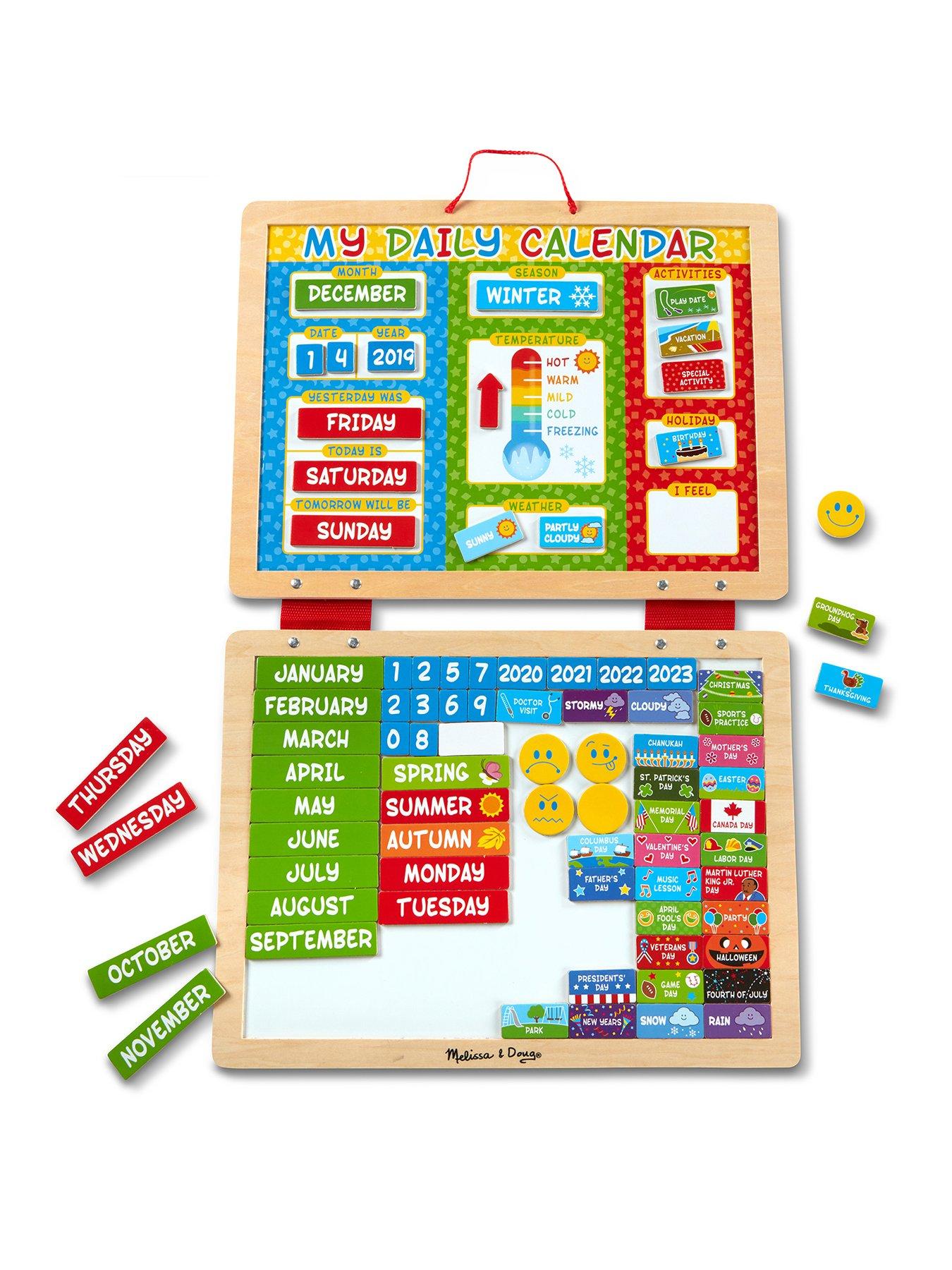 Melissa & Doug My First Daily Magnetic Calendar
