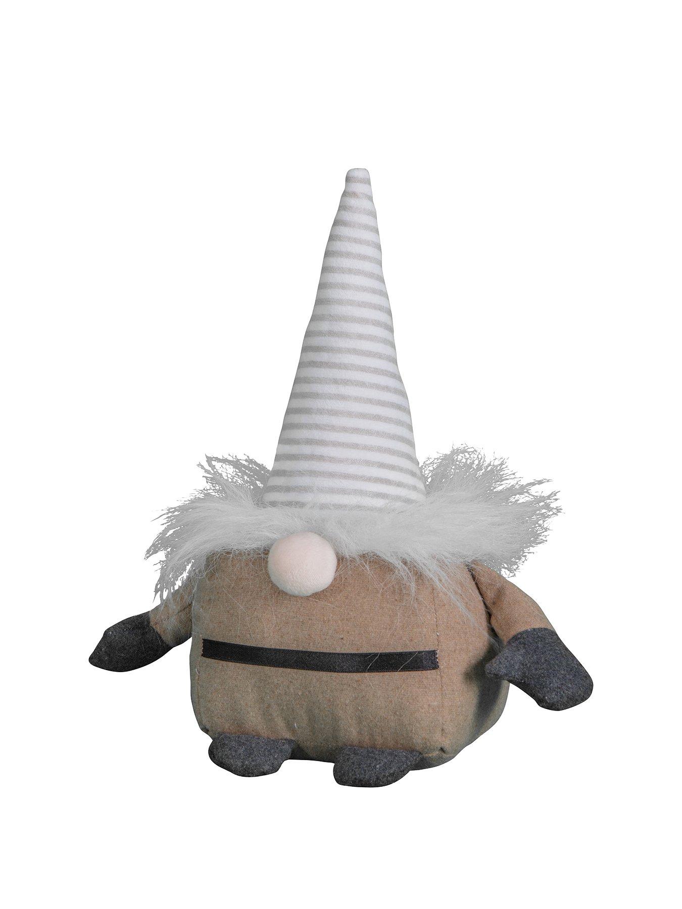 Gallery Gnome Stripy Doorstop In Taupe review