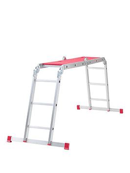 Product photograph of Werner 12-way Combination Ladder from very.co.uk