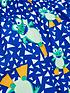  image of speedo-toddler-boys-croc-print-watershorts-blue