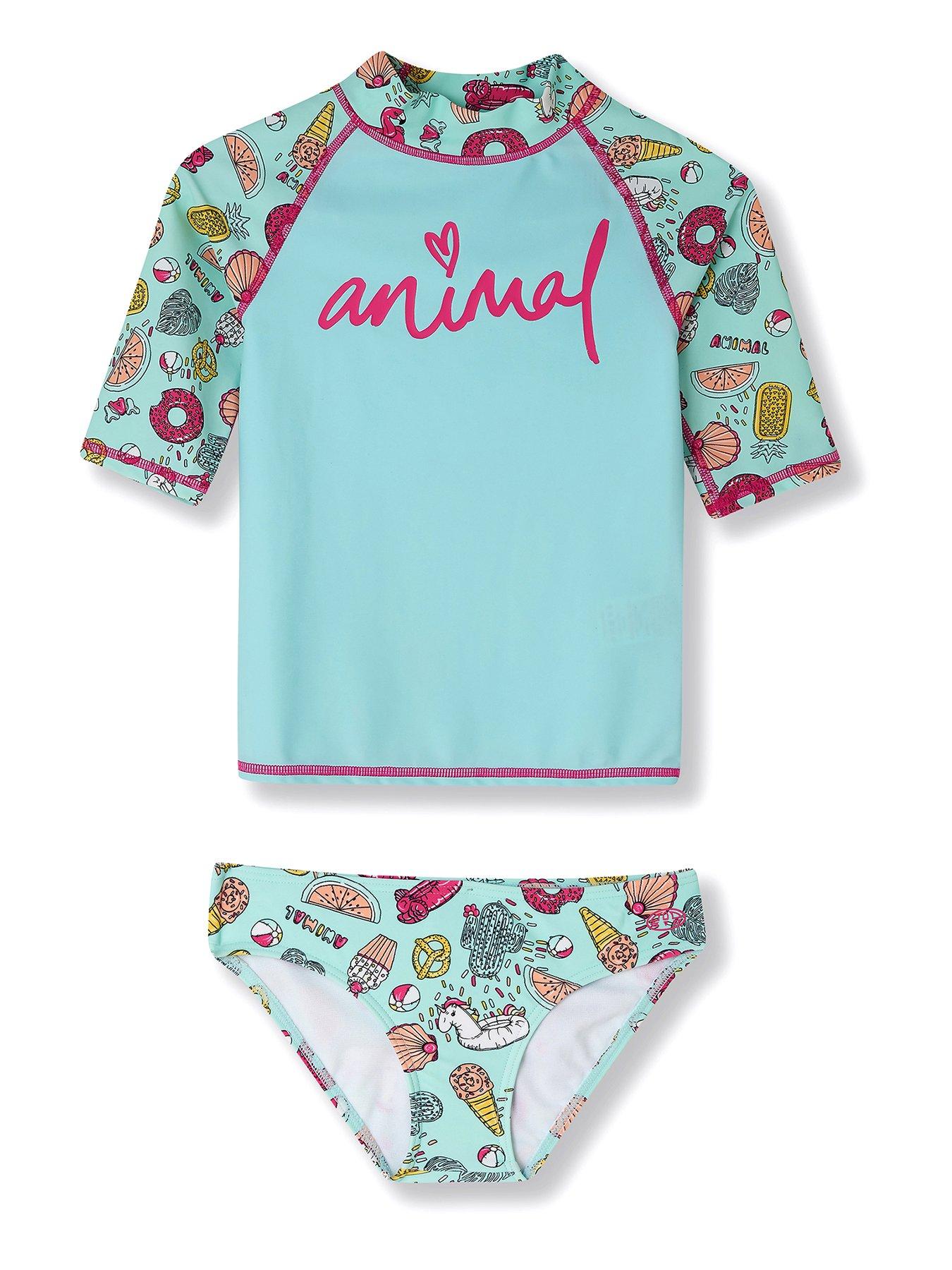 Animal Girls Paddle Rash Vest Set review