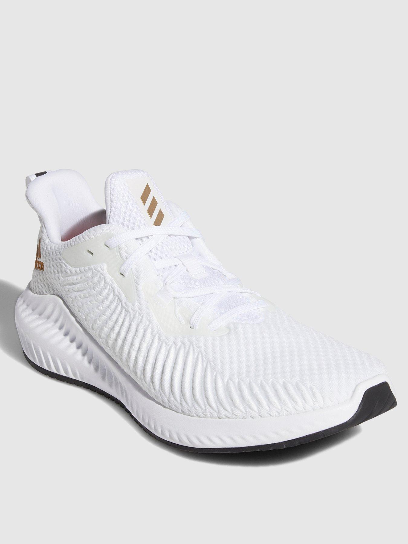 adidas running alphabounce trainers in white