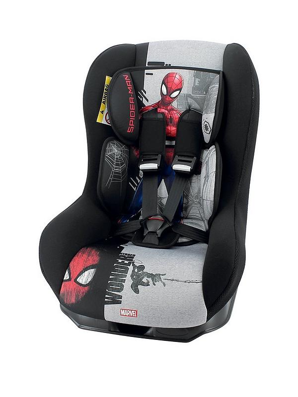 Marvel Spiderman Driver Grp 0 1 Car Seat New Very Co Uk - Spiderman Car Seat Covers