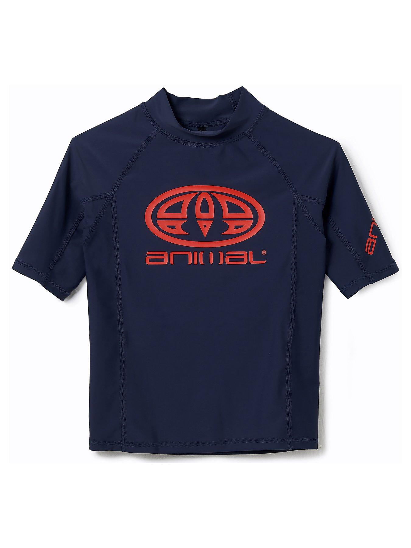 Navy Animal Boys Tabo Graphic Short Sleeve Crew Neck T-Shirt