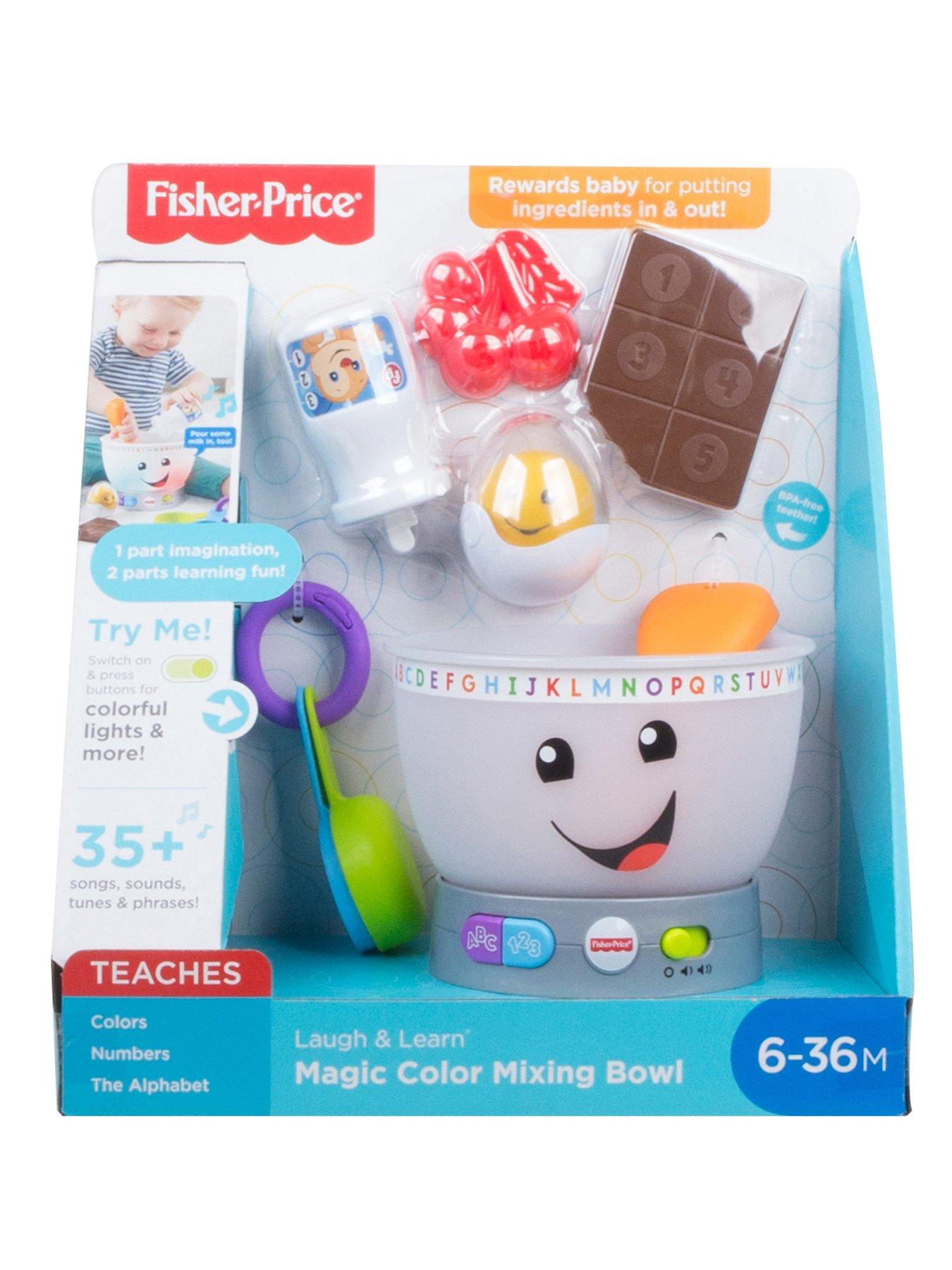 FisherPrice Laugh & Learn Magic Colour Mixing Bowl Very.co.uk