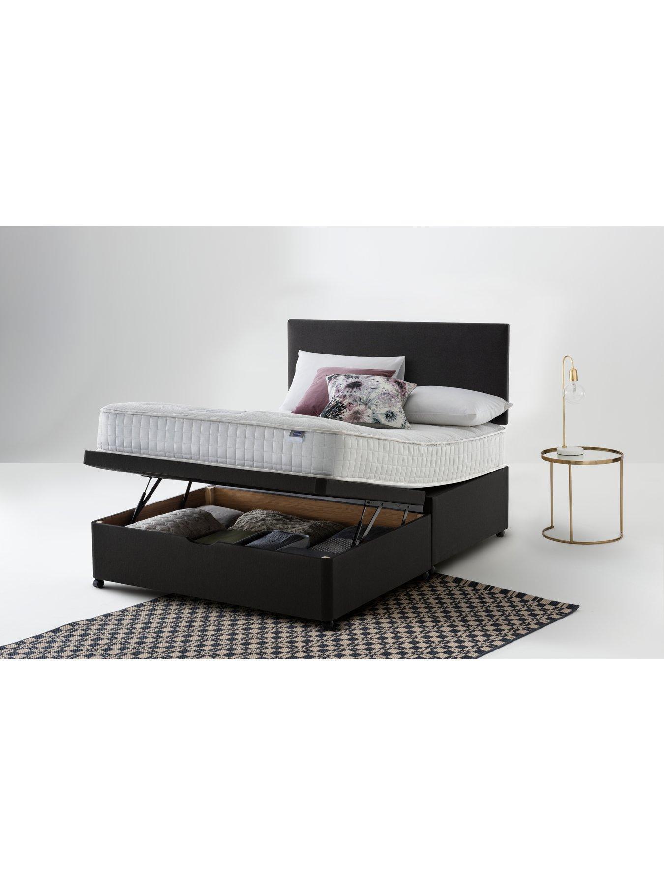Product photograph of Silentnight Mirapocket Mia 1000 Luxury Lift Up Storage Divan Bed from very.co.uk