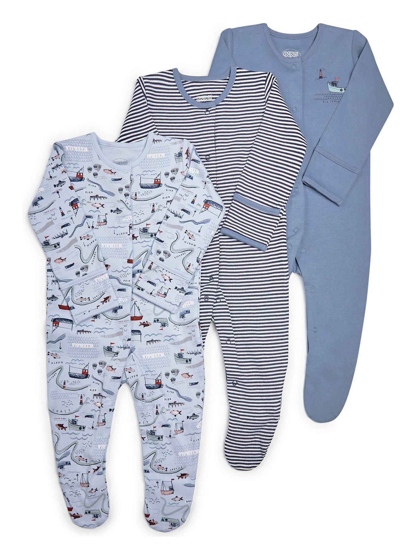 mamas and papas baby sleepsuits