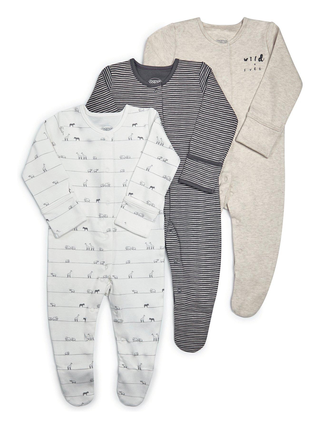 Mamas & Papas Unisex 3 Pack Sleepsuits review