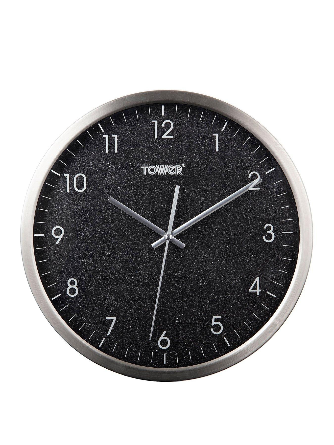 Tower Glitz Black Wall Clock review