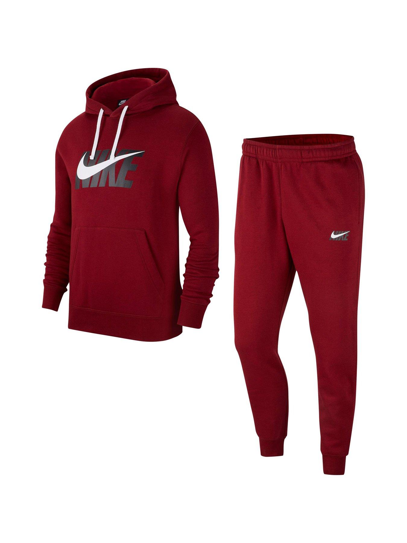 nike gx fleece hooded tracksuit
