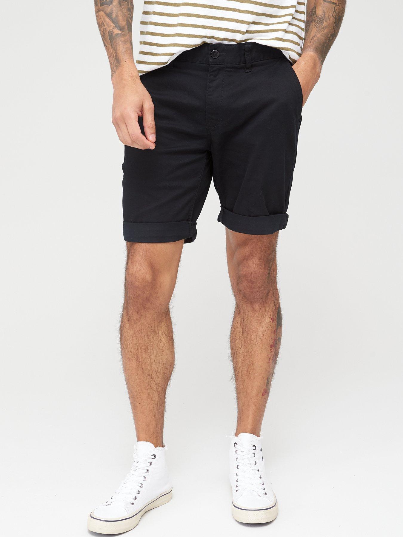 tommy hilfiger black shorts