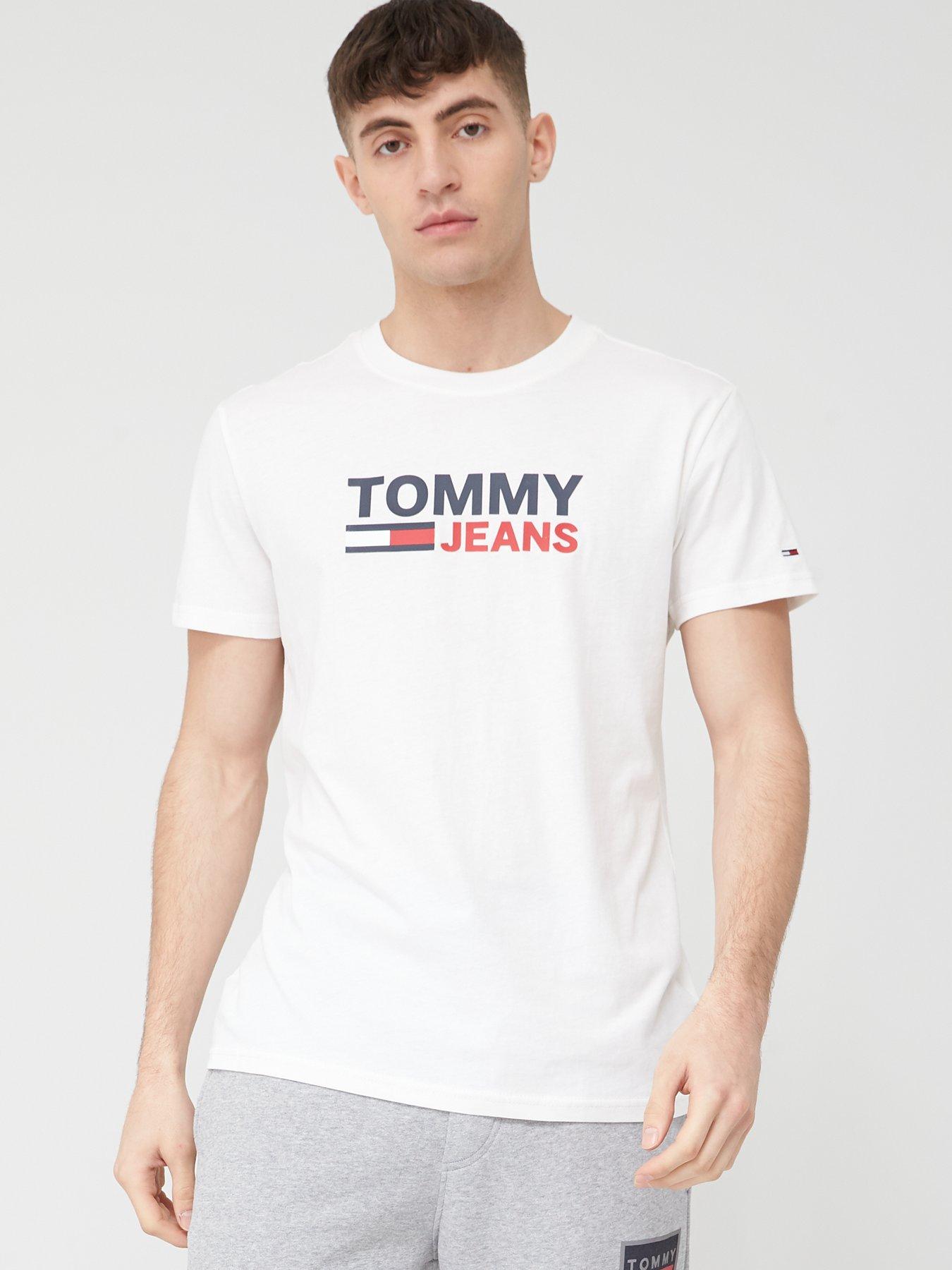 white tommy jeans tshirt