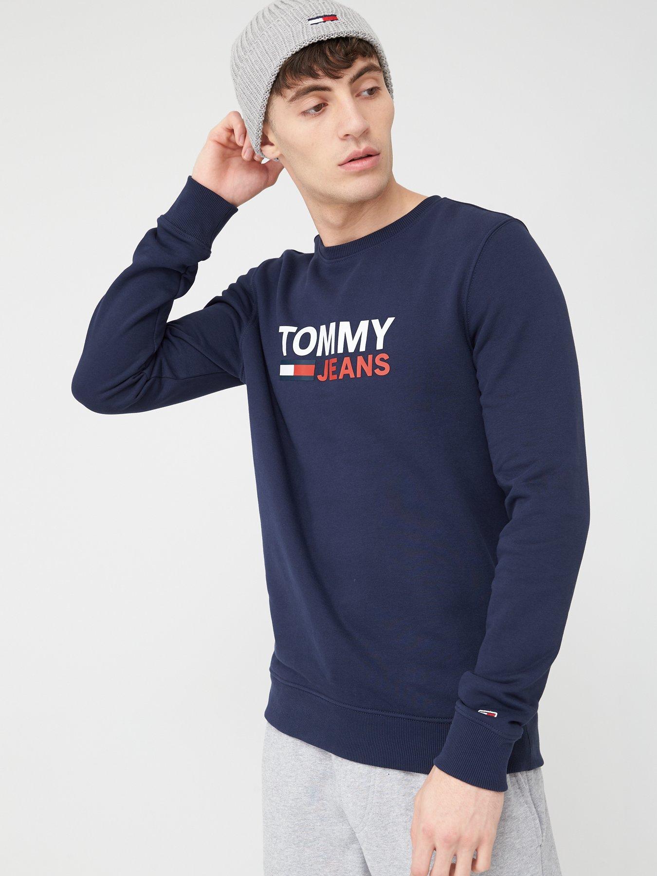 tommy jeans corp logo hoodie