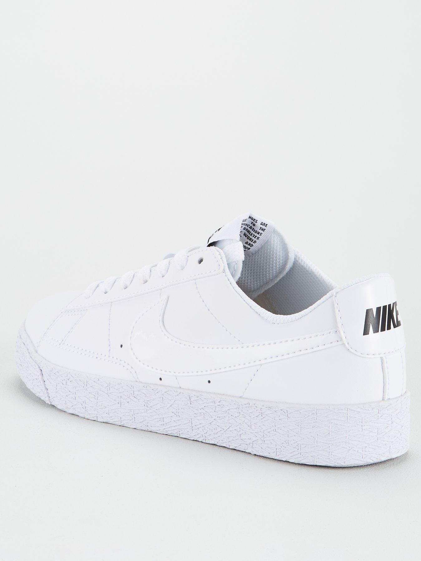 nike blazer junior white