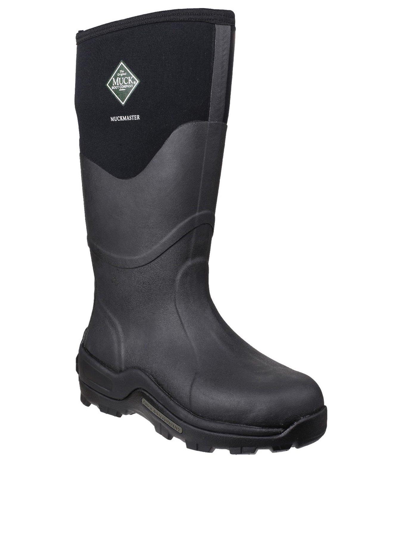 Muck Boots Muckmaster Tall Welly - Black | very.co.uk