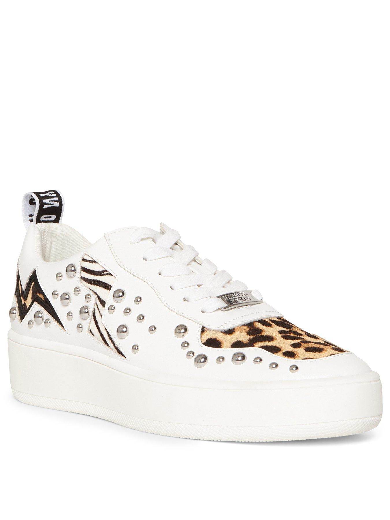 steve madden white trainers