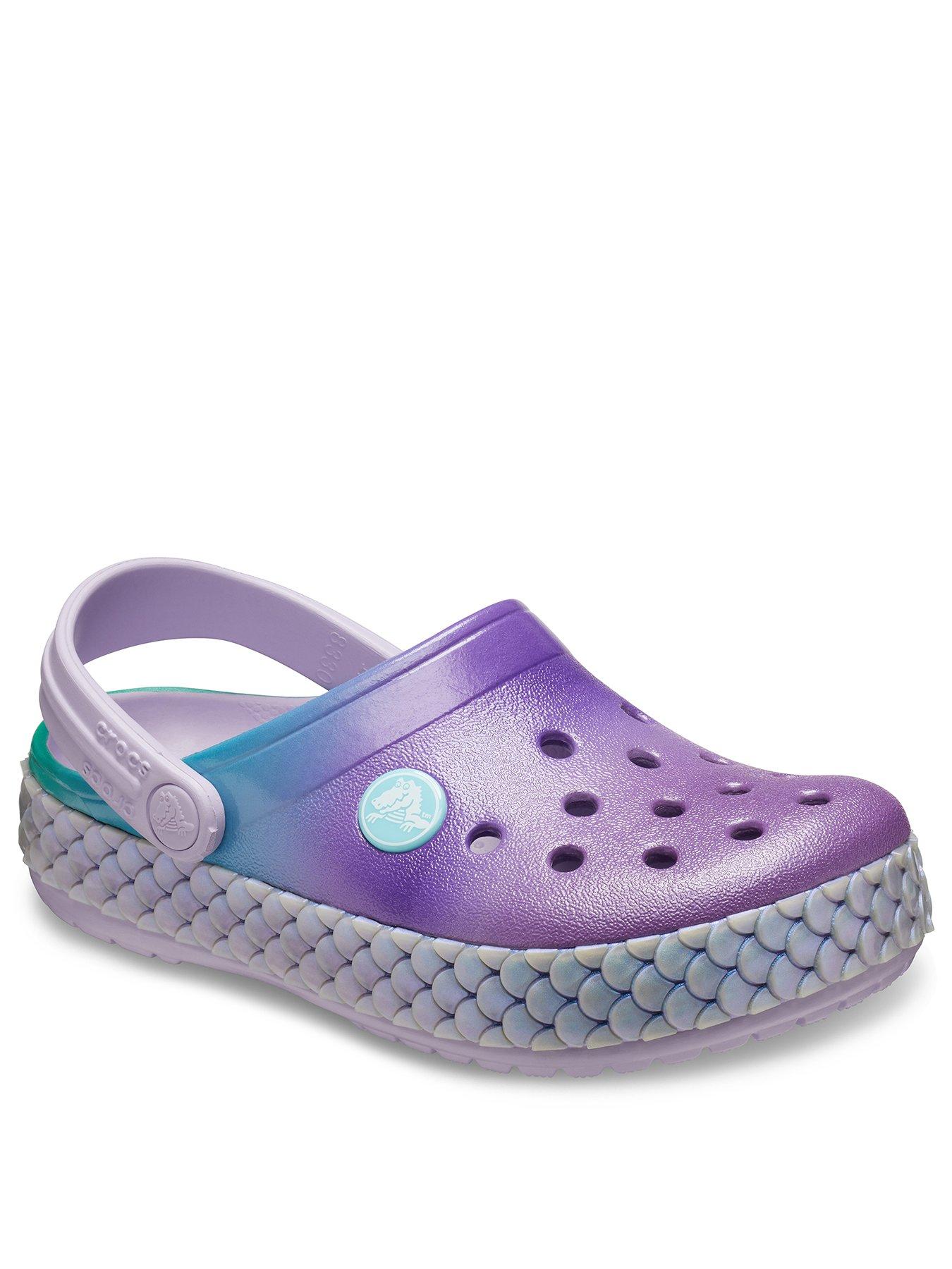 girls mermaid crocs