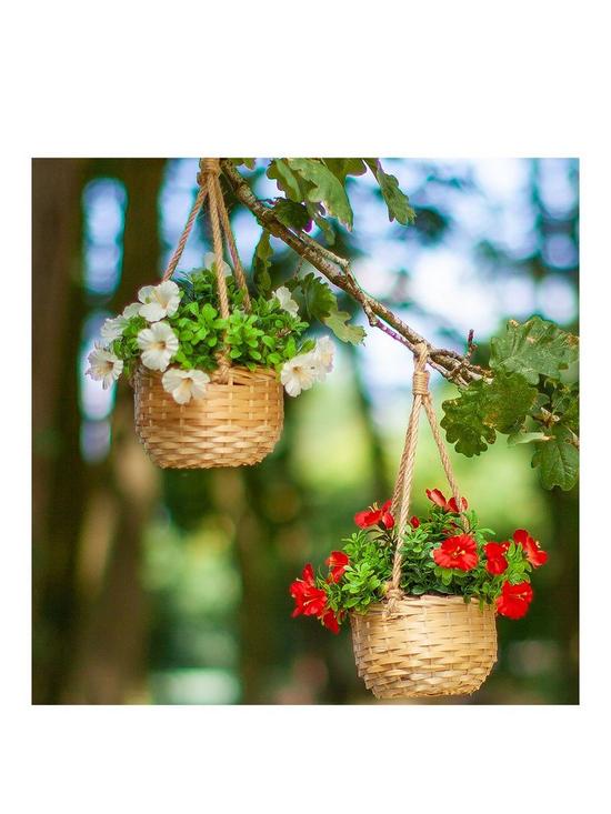 front image of smart-garden-basket-bouquets-2-pack