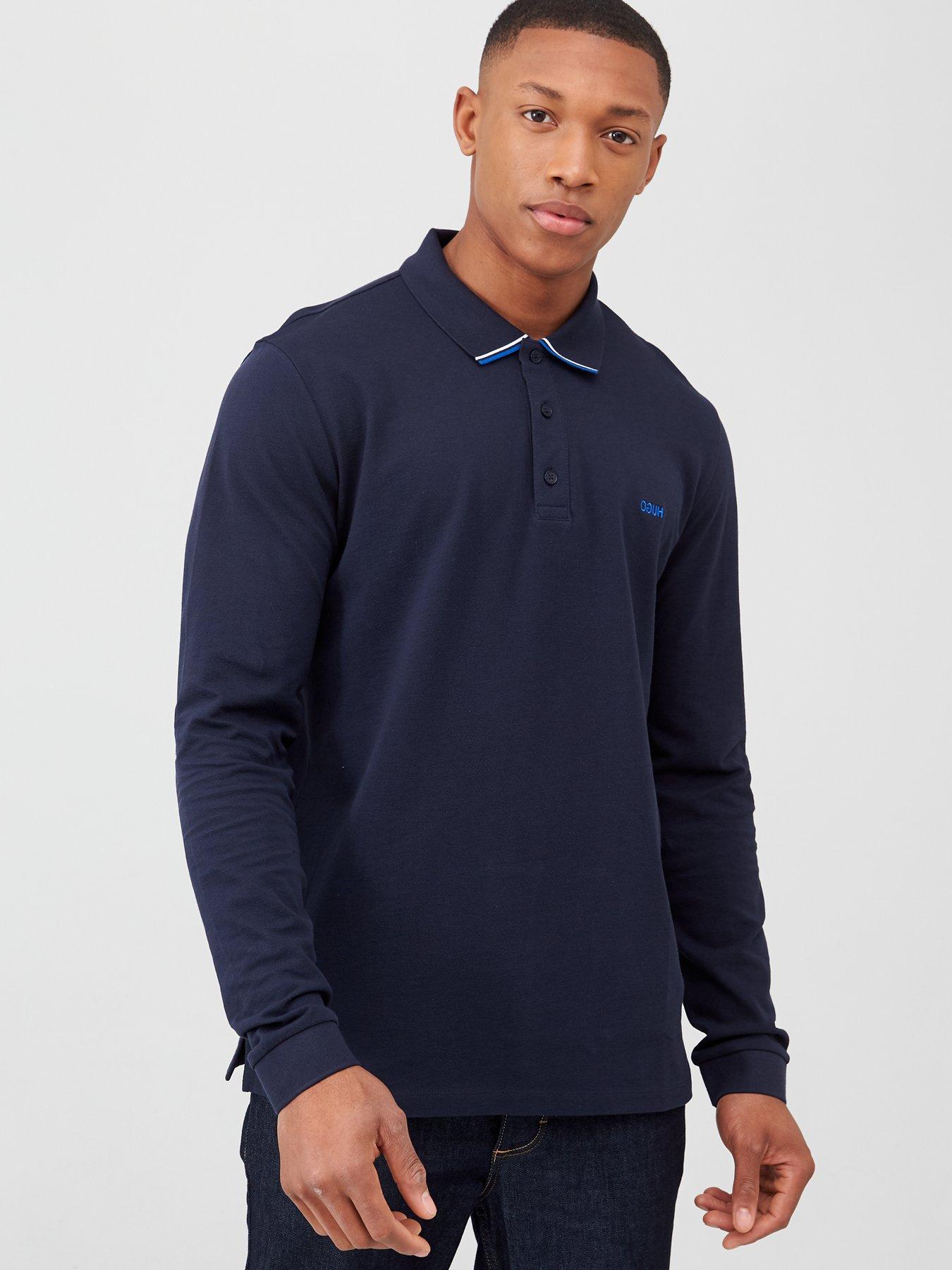 Hugo Donol Long Sleeve Pique Polo Shirt review