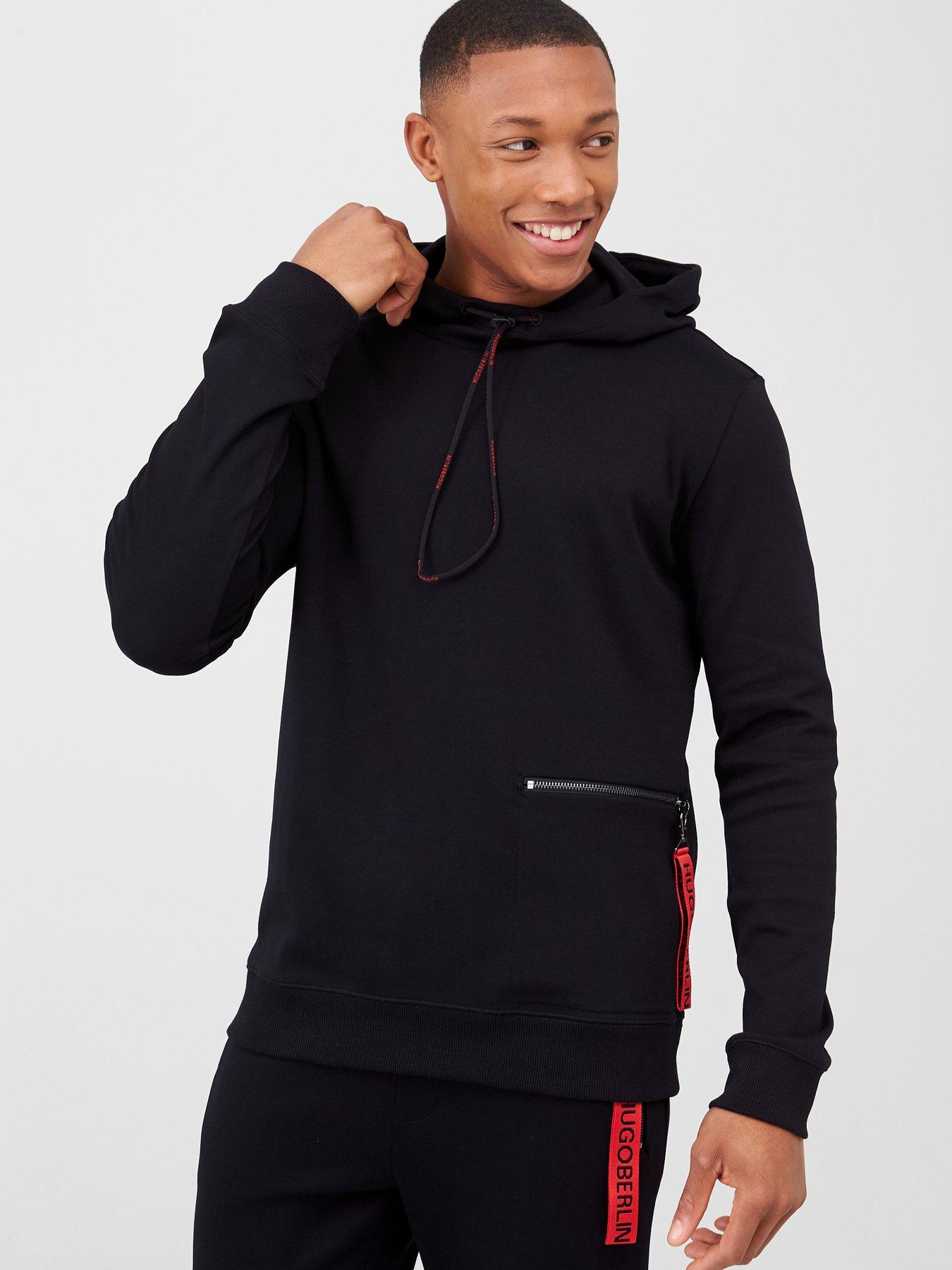 hugo black hoodie