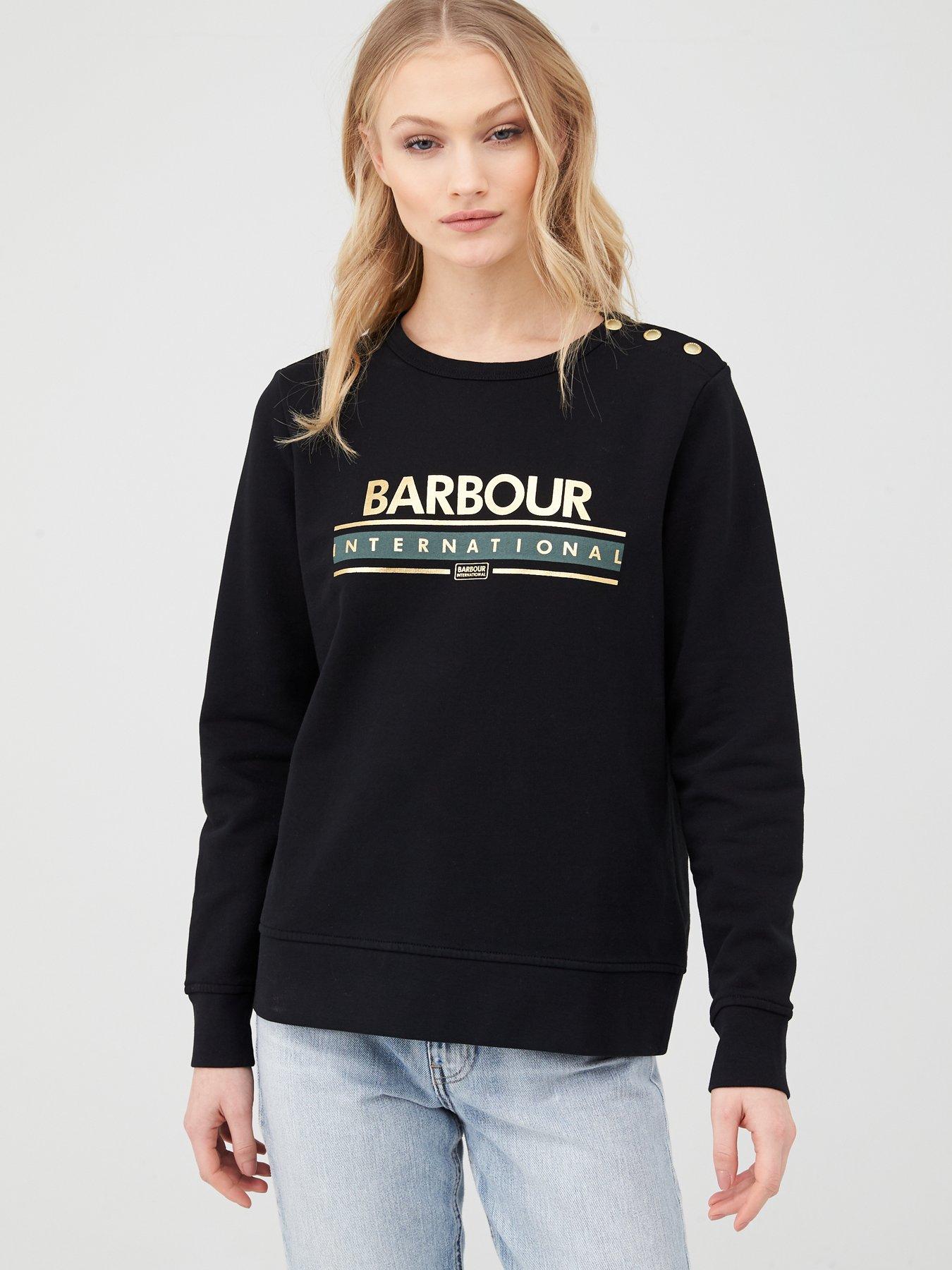 barbour international sweatshirt womens