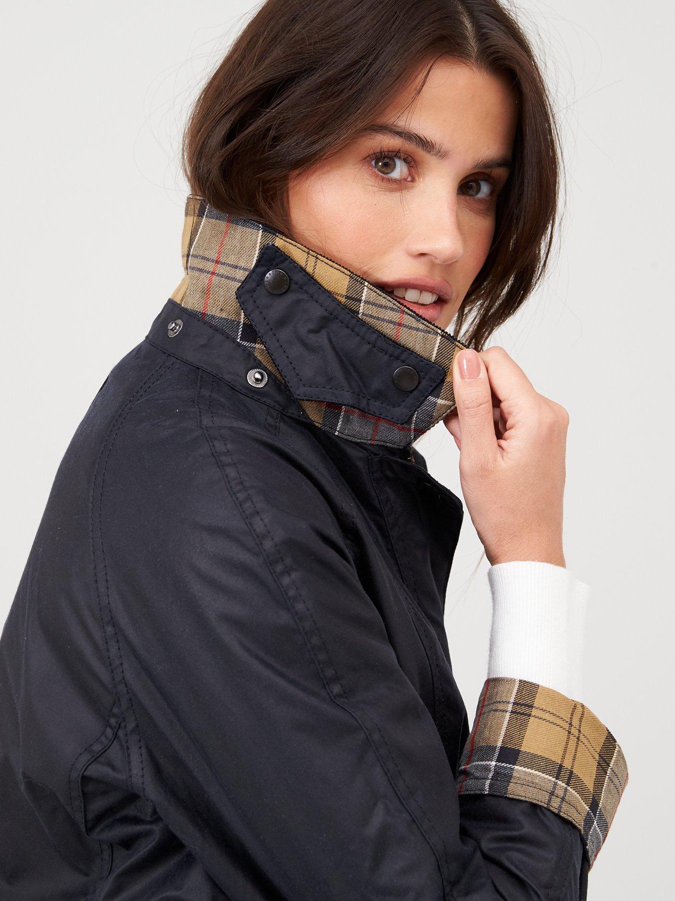 Barbour Beadnell Wax Jacket Dark Navy Very