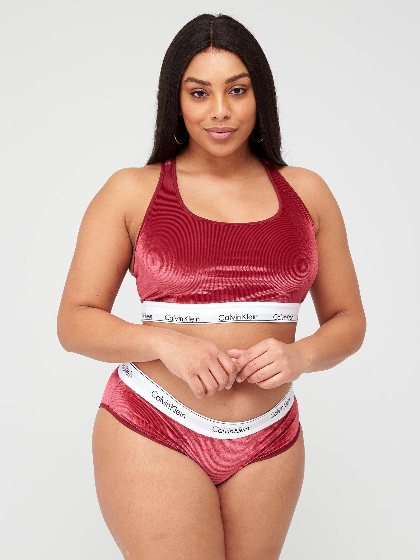 calvin klein velvet red