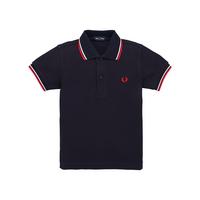 Fred Perry Boys Core Twin Tipped Short Sleeve Polo Shirt - Navy | very ...