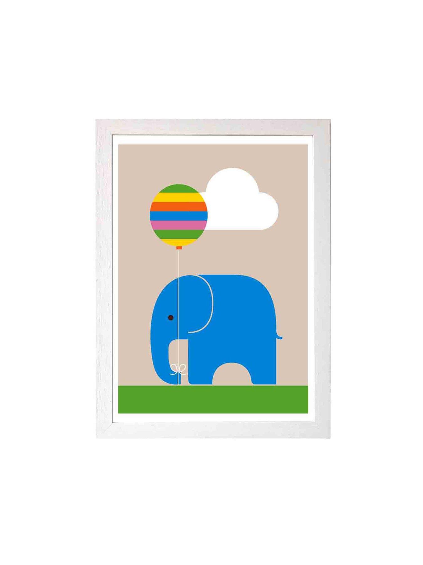 East End Prints Elephant By Dicky Bird A3 Framed Wall Art review