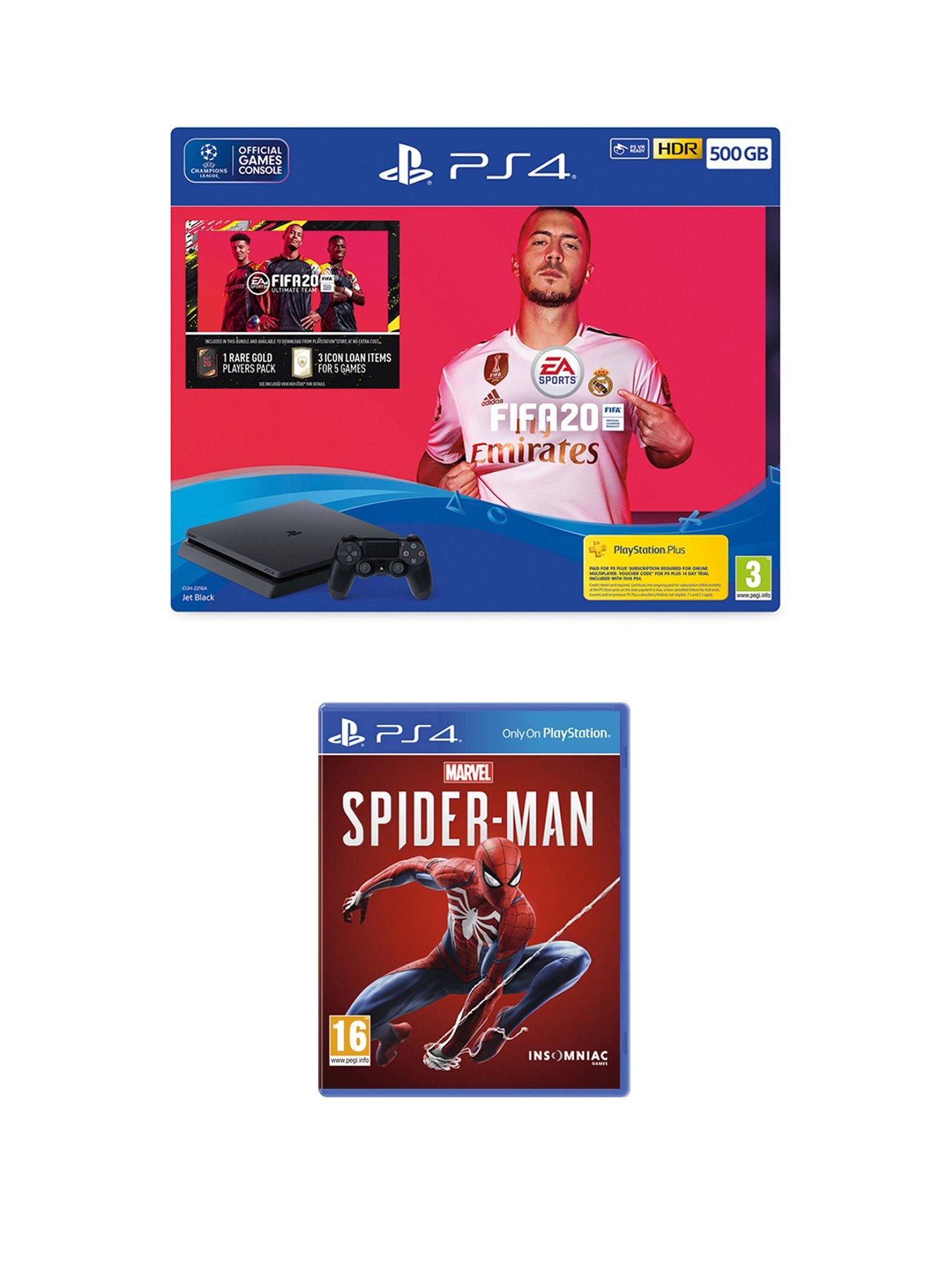 Playstation 4 Ps4 500Gb Fifa 20 Bundle With Marvels Spider-Man And Optional Extras review