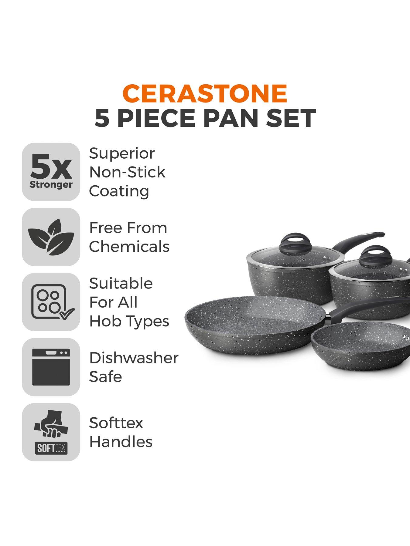 Image 2 of 7 of Tower Cerastone 5-Piece Pan Set