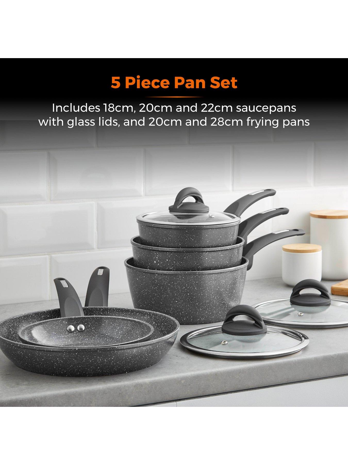 Image 3 of 7 of Tower Cerastone 5-Piece Pan Set