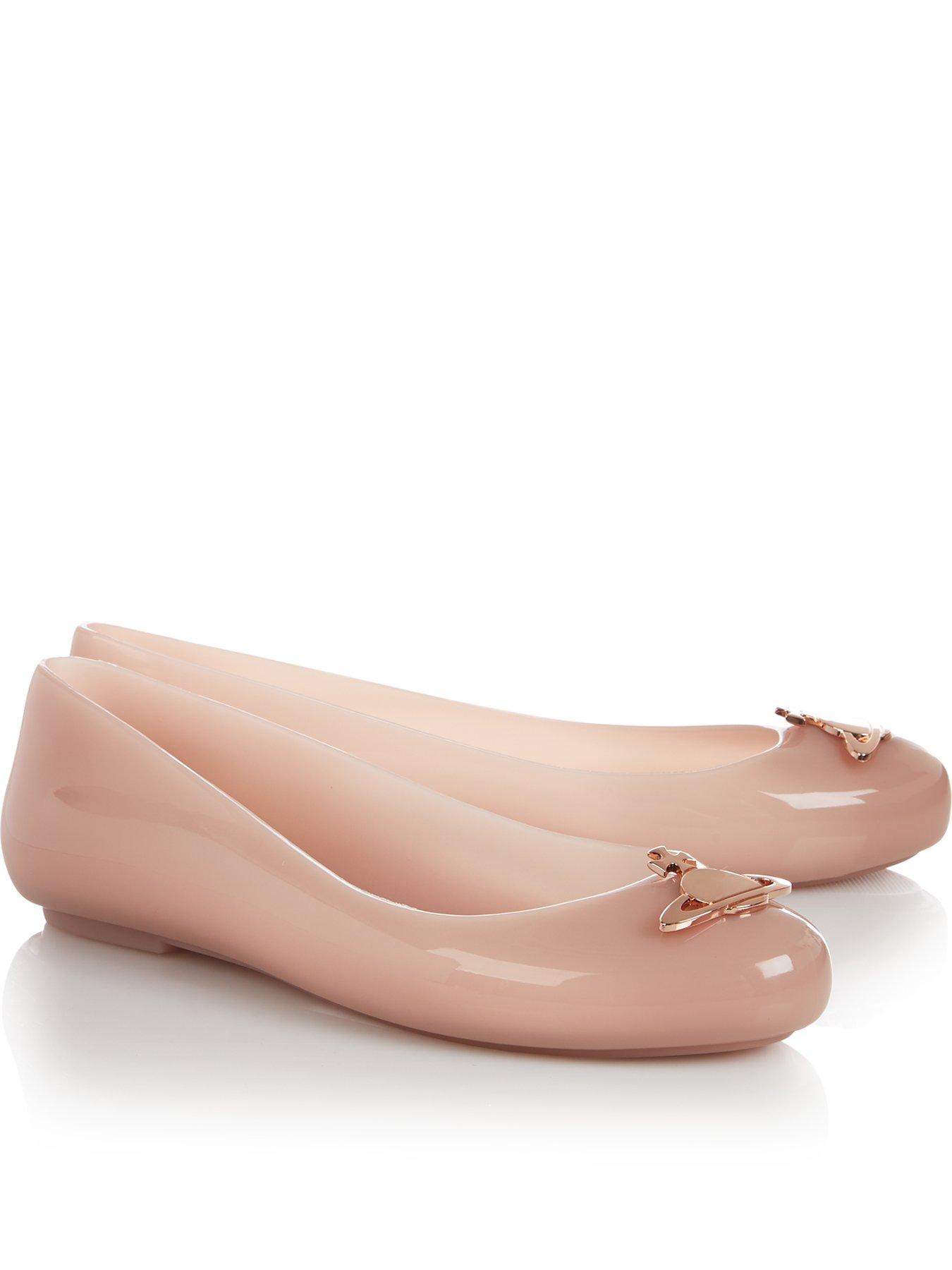 Melissa Vivienne Westwood Space Love Orb Ballet Pumps Nude Very Co Uk